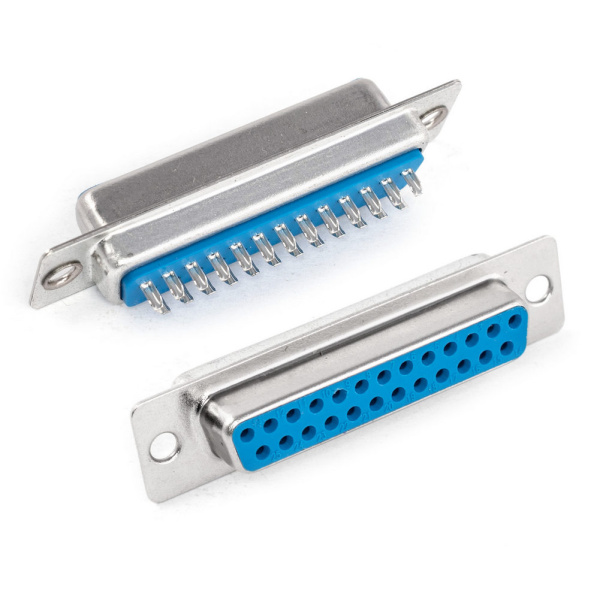 Кабель DB25, штекер-гнездо, 25 контактов 